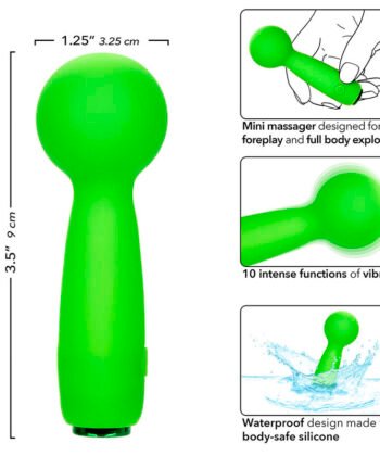Alternative view of CALEXOTICS - NEON VIBES BUBBLY VIBE O MINI MASSAGEADOR 10 VIBRAÇÕES VERDE