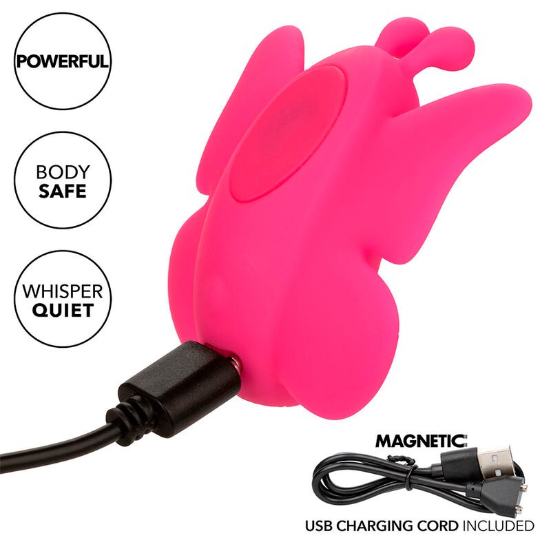 CALEXOTICS - NEON VIBES FLUTTER VIBE ESTIMULADOR DE VIBRAÇÃO 10 VIBRAÇÕES ROSA - Image 3