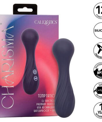 CALEXOTICS - CHARISMA TEMPTATION MASSAGER 12 FUNÇÕES ROXO