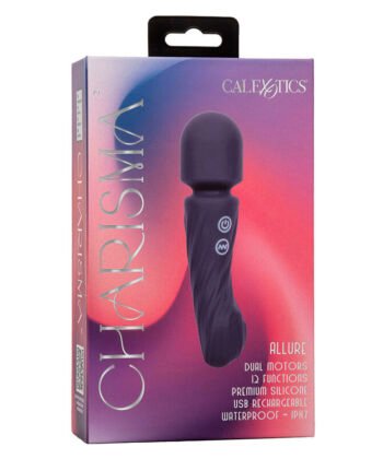 CALEXOTICS - CHARISMA ALLURE MASSAGER DUAL MOTORS 12 FUNÇÕES 17,25 CM X 4,5 CM ROXO - Imagem 3
