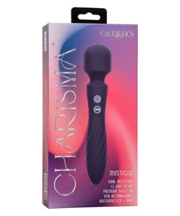Visão alternativa de CALEXOTICS - CHARISMA MYSTIQUE MASSAGER DUAL MOTORS 12 FUNÇÕES 20,5 CM X 4,5 CM ROXO