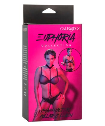 Visão alternativa de CALEXOTICS - EUPHORIA COLEIRA E TRELA DE CORRENTE