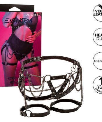 Alternative view of CALEXOTICS - EUPHORIA MULTICAIN THIGH HARNESS PREMIUM