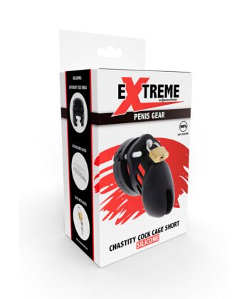HIDDEN DESIRE - EXTREME CASTIDADE GAIOLA DE SILICONE TAMANHO S PRETO - Imagem 5
