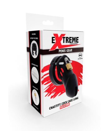 HIDDEN DESIRE - EXTREME GAIOLA DE PÉNIS DE CASTIDADE SILICONE TAMANHO L PRETO - Imagem 4