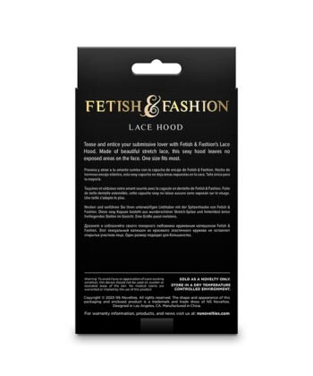 Alternative view of NS NOVELTIES - FETISH & FASHION CAPUZ DE RENDA PRETO