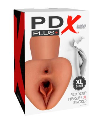 Visão alternativa de PDX PLUS - PICK YOUR PLEASURE XL REALISTA STROKER MARROM