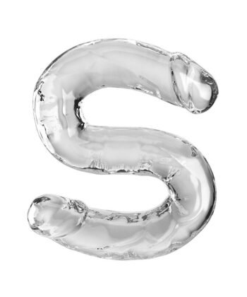 Visão alternativa de KING COCK - DOUBLE TROUBLE DILDO DUPLO 46 CM TRANSPARENTE