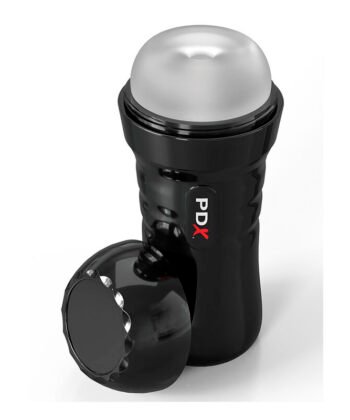 PDX EXTREME - SLIDE & GLIDE MASTURBADOR AUTOLUBRIFICANTE TRANSPARENTE