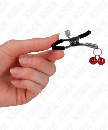 KINK - GRAMPO DE BICO DUPLO SINO VERMELHO 6 CM - Imagem 3
