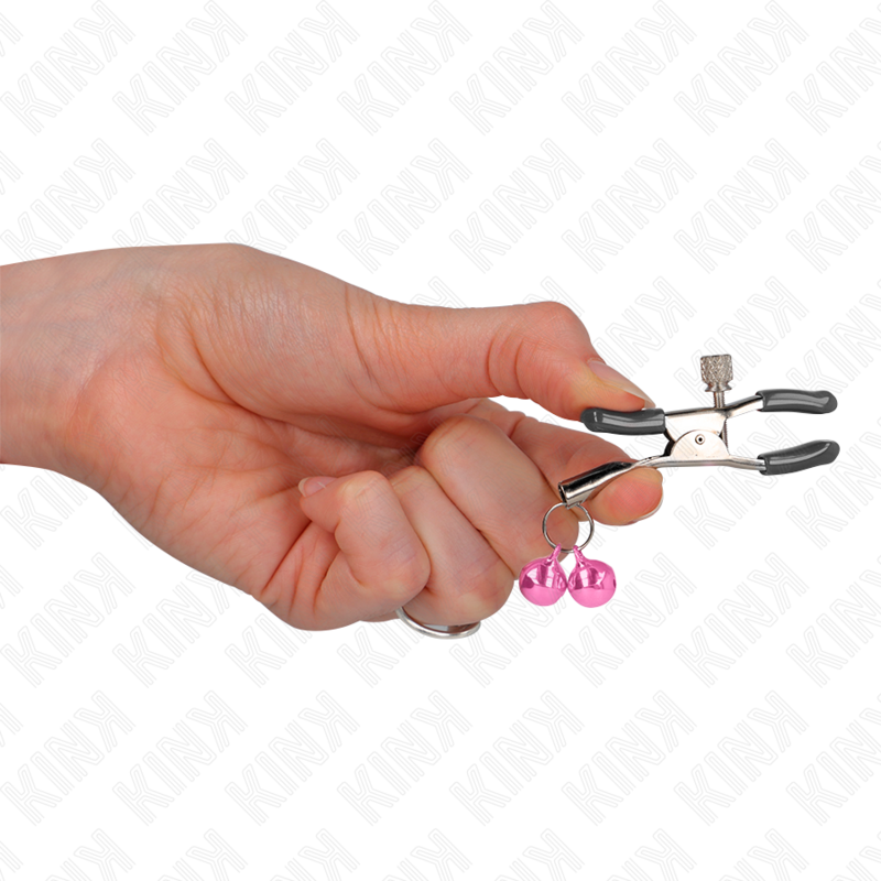 KINK - GRAMPO DE BICO DUPLO SINO ROSA 6 CM - Image 2