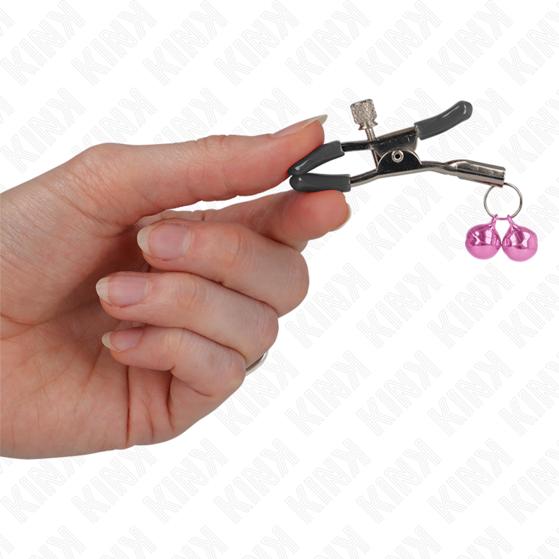 KINK - GRAMPO DE BICO DUPLO SINO ROSA 6 CM - Image 4