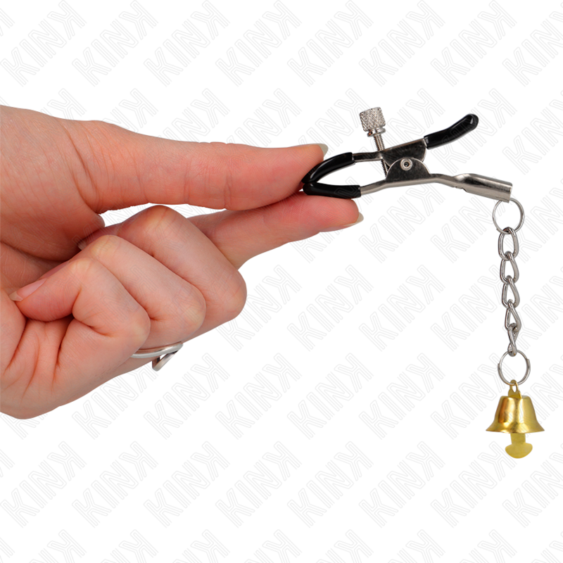 KINK - PINÇAS PINGENTE SINO DOURADO 6 CM - Image 2