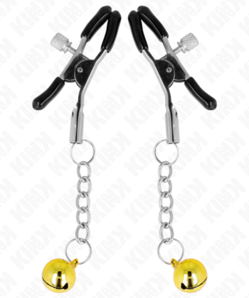 Alternative view of KINK - PINÇAS PINGENTE JINGLE BELL DOURADA 6 CM