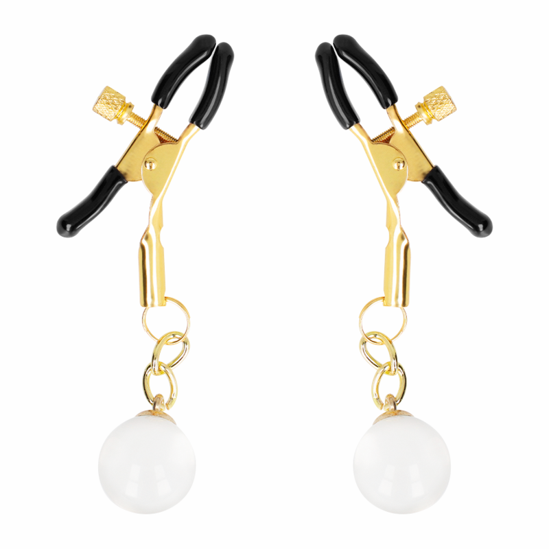 KINK - GRAMPOS DE BICO DE VIDRO OURO 6 CM - Imagem 5