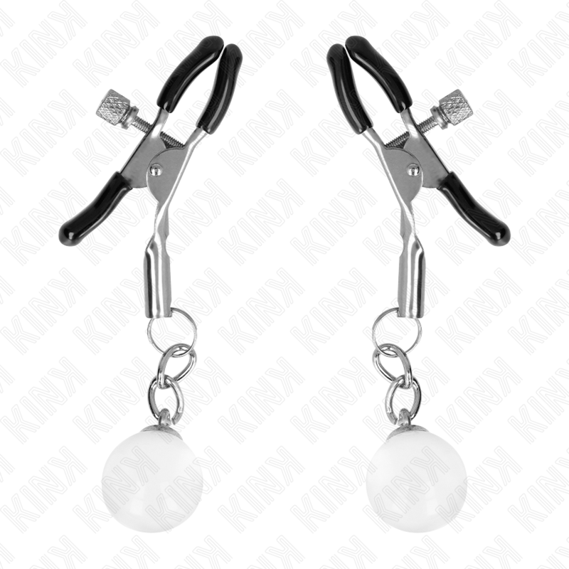 KINK - GRAMPOS DE BICO DE VIDRO PRATA 6 CM - Image 5