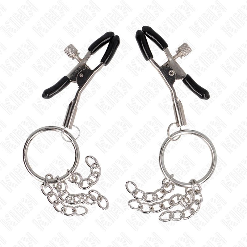 KINK - O RING GRAMPO DE BICO E PEQUENA CORRENTE PRATA 6 CM - Image 5