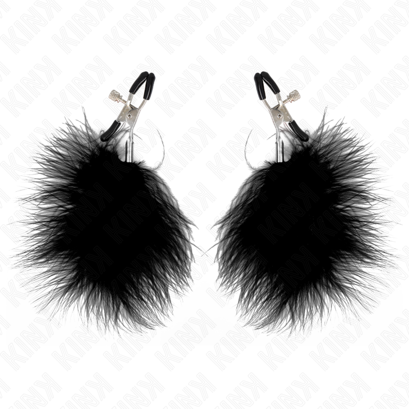 KINK - GRAMPO DE PENA PARA BICOS PRETO 7 CM - Image 4
