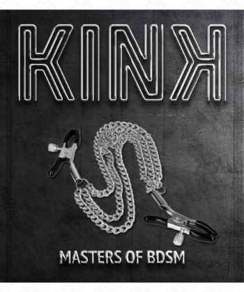 KINK - PINÇAS PARA BICOS COM 3 CORRENTES PRATA 20/23/28 CM - Image 4