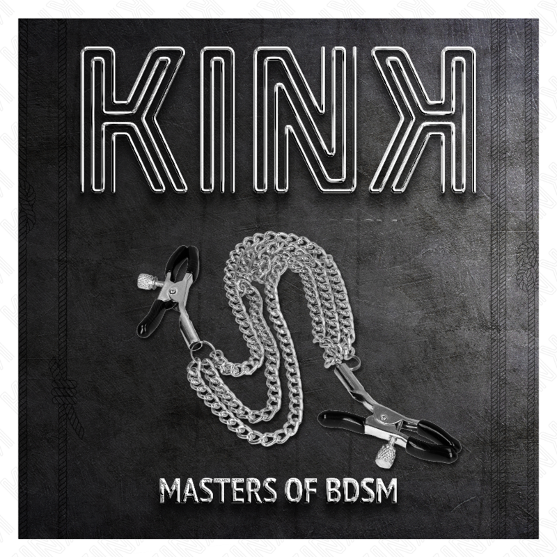 KINK - PINÇAS PARA BICOS COM 3 CORRENTES PRATA 20/23/28 CM - Image 4