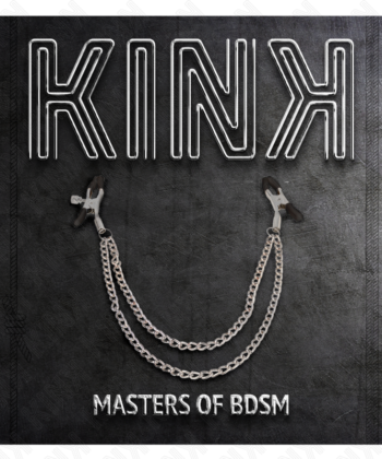 Alternative view of KINK - PINÇAS PARA BICOS COM 2 CORRENTES GROSSAS PRATA 20/23 CM