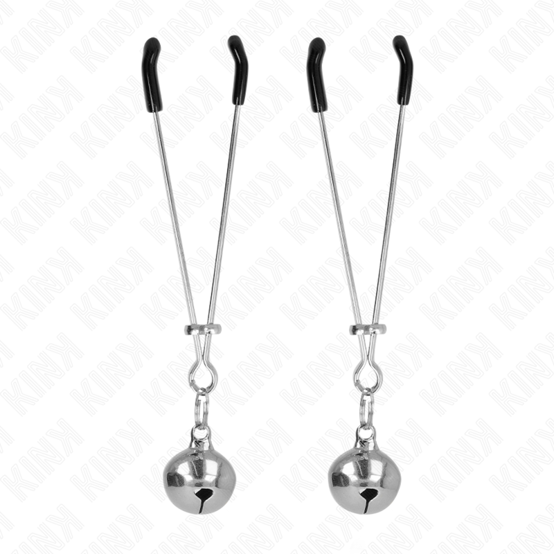 KINK - PINÇAS DE BINO FINAS PRATA 7 CM - Image 5