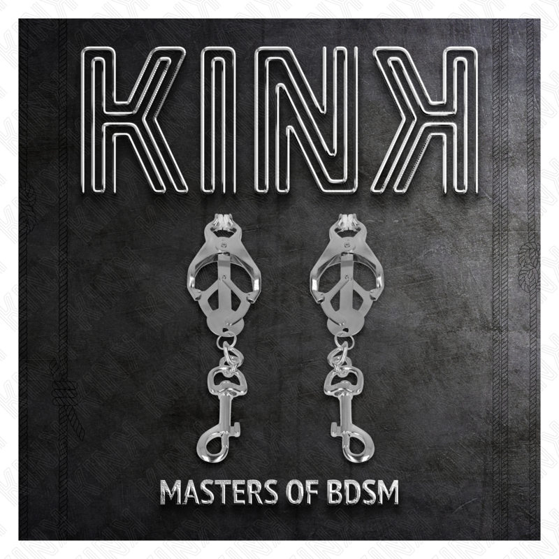 KINK - PINÇAS DE TREVO JAPONÊS COM GANCHOS PRATA - Imagem 3