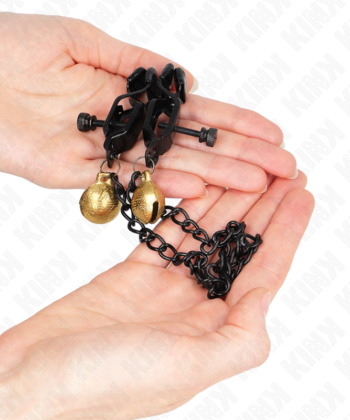 Visão alternativa de KINK - PINÇAS DE CADEIA PLANA E SINO PRATA 30 CM