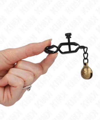 Visão alternativa de KINK - GRAMPOS DE BICO ESTILO BELL JAW PRETO 7 CM