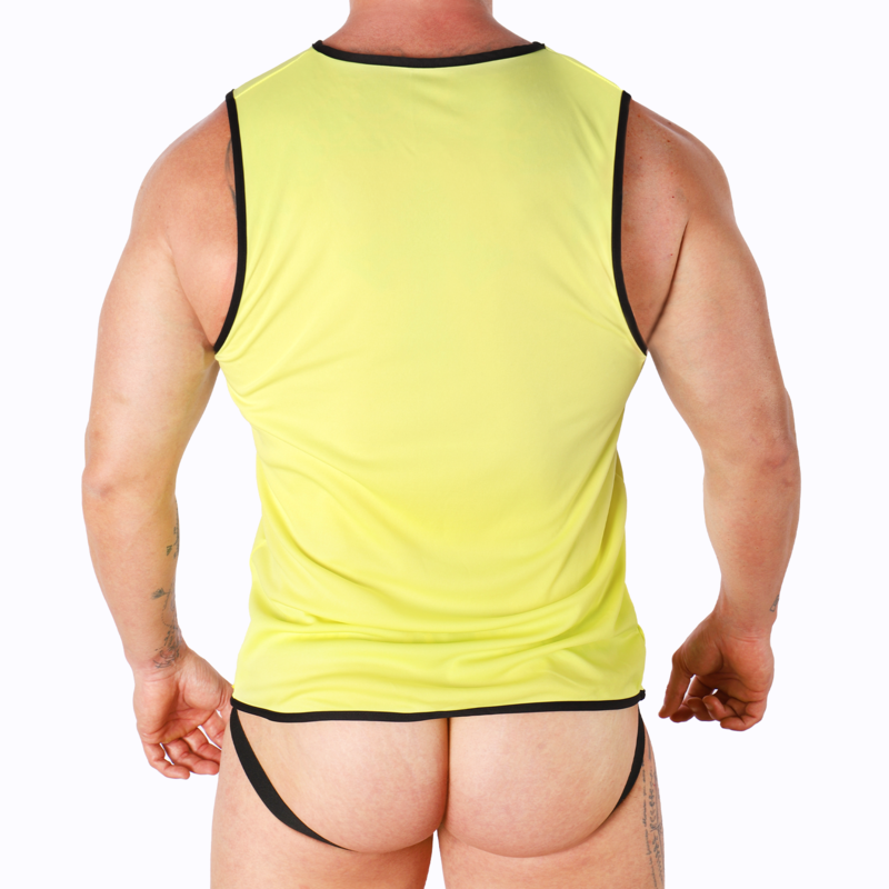 MACHO YELLOW T-SHIRT S/M - Image 3