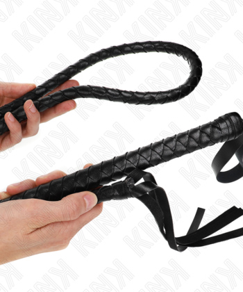 KINK - CHICOTE DE SERPENTE PRETO LONGO 210 CM
