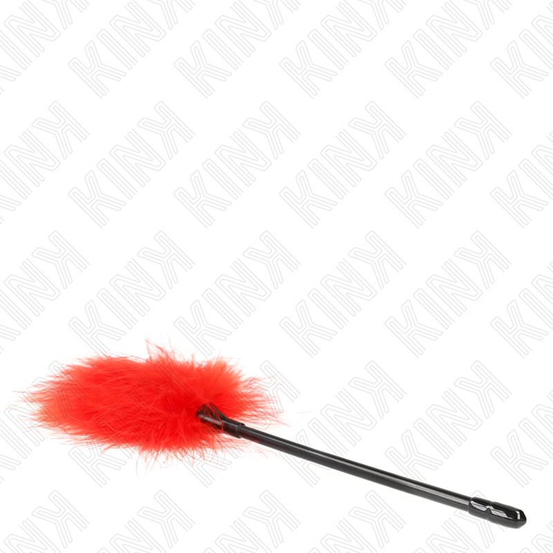 KINK - PENAS DE CÓCEGAS VERMELHAS USADAS NO KIT BONDAGE 27 CM - Imagem 2