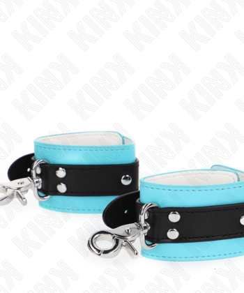 Visão alternativa de KINK - RETENÇÕES DE PULSO FECHÁVEIS PREMIUM PRETO / AZUL AJUSTÁVEIS 21-28 CM X 5,5 CM