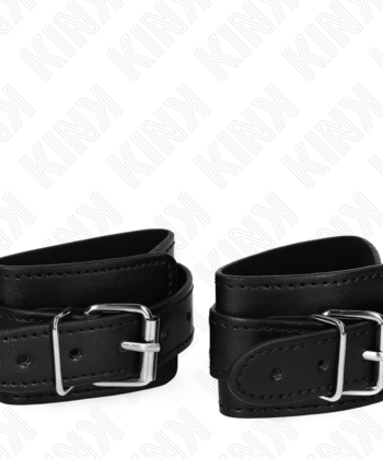 Visão alternativa de KINK - PROTEÇÕES DE PULSO DE MASMORRA COM BLOQUEIO PRETO AJUSTÁVEIS 21-28 CM X 5,5 CM