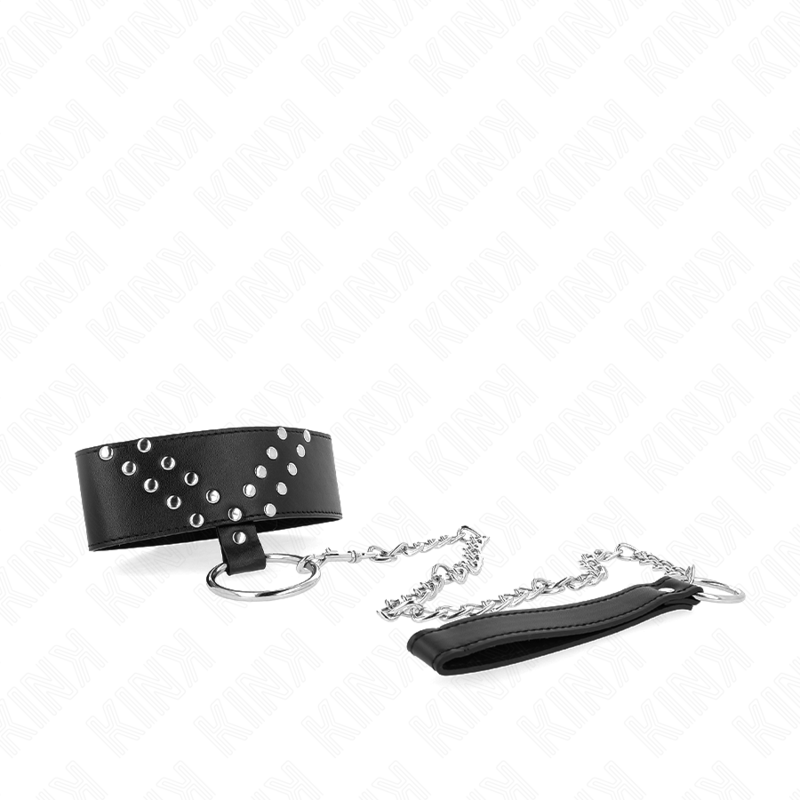 KINK - COLAR COM CINTO 65 CM COM REBITE V AJUSTÁVEL 36-43 CM X 5 CM - Imagem 2