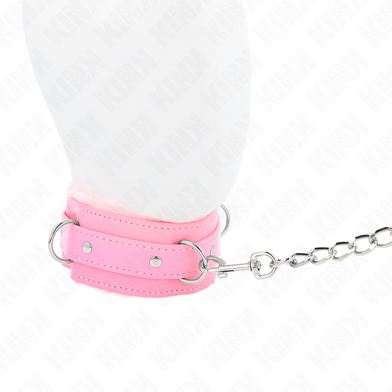 KINK - COLAR COM TRELA 65 CM COM RESTRIÇÕES ROSA 36-42 CM X 5,5 CM - Imagem 5