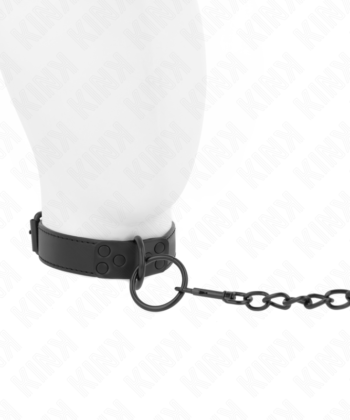 Visão alternativa de KINK - COLAR COM TRELA ESCURA 65 CM AJUSTÁVEL 37-54 CM X 3 CM
