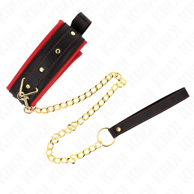 KINK - COLAR COM TRELA DE TECIDO LISO AJUSTÁVEL 33-48 CM X 5,7 CM - Imagem 3