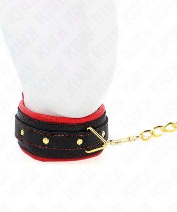 Visão alternativa de KINK - COLAR COM TRELA DE TECIDO LISO AJUSTÁVEL 33-48 CM X 5,7 CM