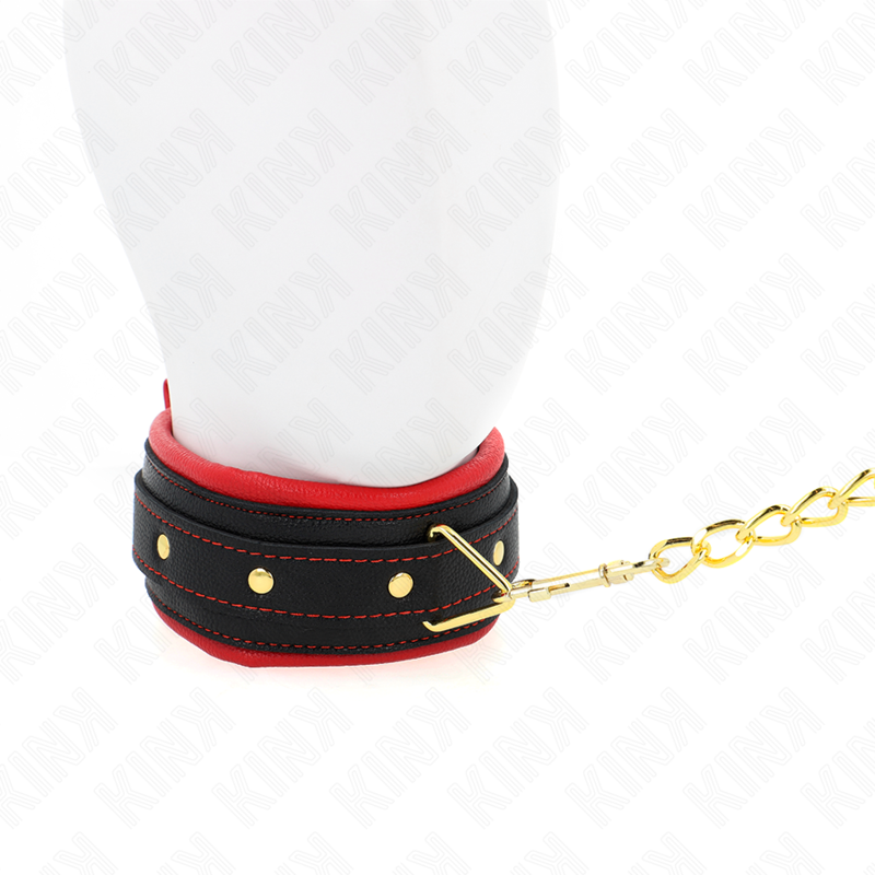 KINK - COLAR COM TRELA DE TECIDO LISO AJUSTÁVEL 33-48 CM X 5,7 CM - Imagem 2