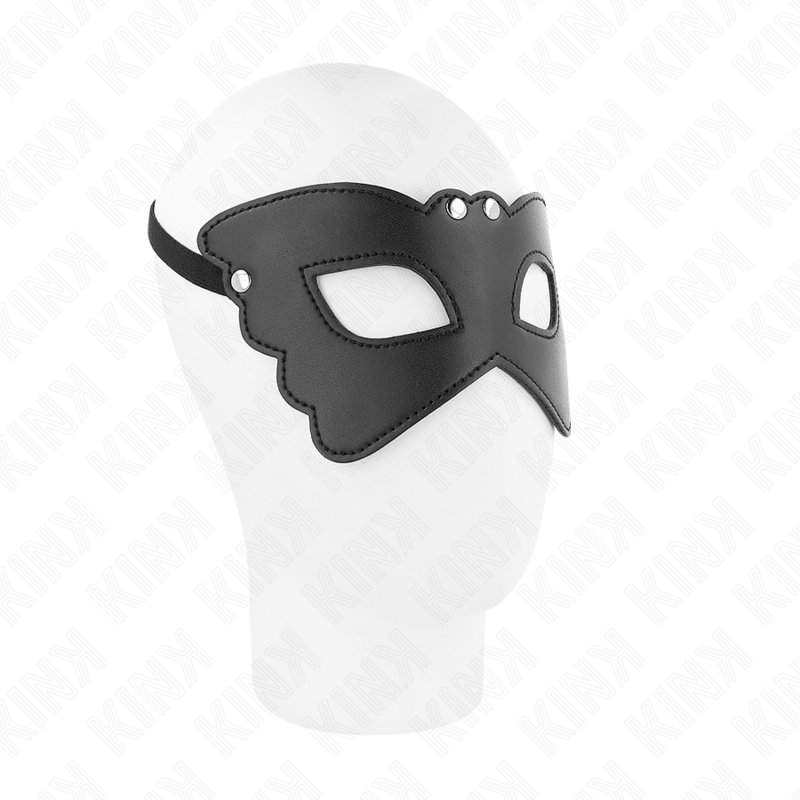 KINK - MÁSCARA DE COURO FORMA DE BORBOLETA 20 x 9 CM - Imagem 2