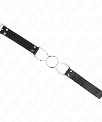 Visão alternativa de KINK - MORDAÇA BOCA DE ARANHA 60 X 3 CM TAMANHO M 4,5 CM