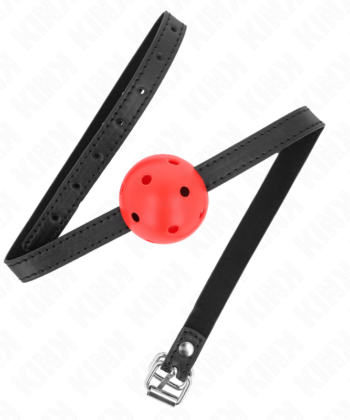 Visão alternativa de KINK - SIMPLICITY VERMELHO RESPIRÁVEL 4,5 CM BOLA MORDAÇA 62 x 1,5 CM