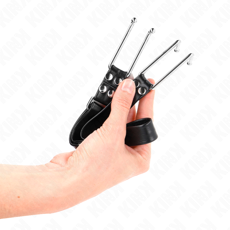 KINK - MORDAÇA DE GANCHO DE METAL AJUSTÁVEL 36-52 CM - Imagem 3