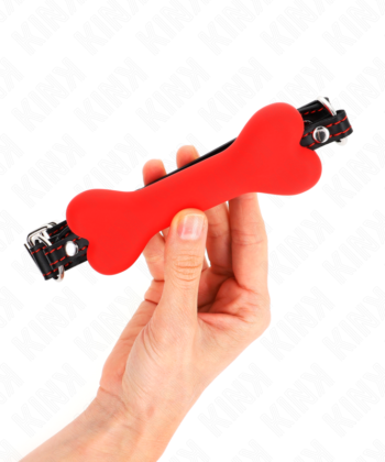 Visão alternativa de KINK - OSSO VERMELHO 12 CM MORDAÇA 63 x 2 CM