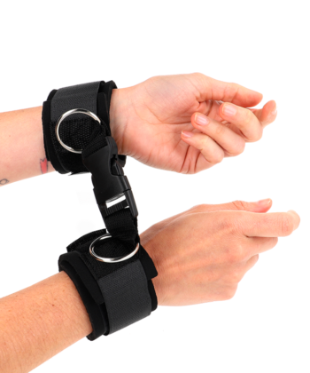 KINK - RETENÇÕES DE PULSO NEOPRENE HOOK&LOOP FASTENER PRETO AJUSTÁVEIS 22-34 CM