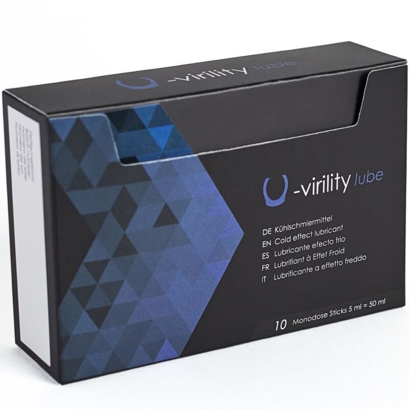 500 COSMETICS - U-VIRILITY LUBE LUBRIFICANTE EFEITO FRIO 10 X 5 ML - Image 2