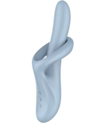 SATISFYER - HEAT FLEX 4 VIBRADOR DE EFEITO TÉRMICO 12 VIBRAÇÕES AZUL