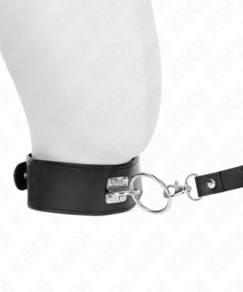 KINK - COLAR ESTUDDED 116 CM COM ALÇA DE COURO 50 X 5 CM
