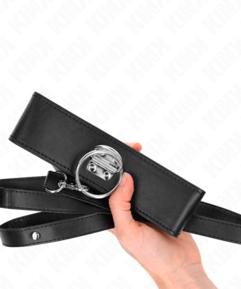 Visão alternativa de KINK - COLAR ESTUDDED 116 CM COM ALÇA DE COURO 50 X 5 CM